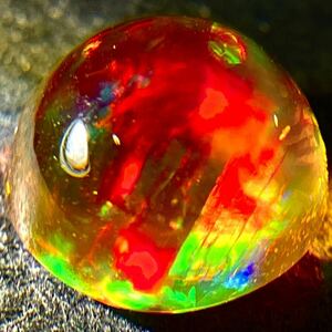 遊色効果抜群!!［天然ファイアオパール1.429ct］A 7.5×7.4mm ルース 裸石 fire opal 宝石 ジュエリー jewerly テDE0