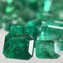 ［天然エメラルドおまとめ］ A 20ct 裸石 宝石 emerald ベリル jewelry ジュエリー beryl ④ DD5 _画像1