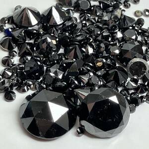 ［天然ブラックダイヤモンドおまとめ］A 10ct 裸石 宝石 diamond jewelry ジュエリー black ③
