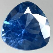 ［天然サファイア0.676ct］M 約5.0×5.0mmソーティング付 ルース 裸石 宝石 ジュエリー コランダム corundum sapphire テDE0_画像1