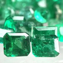 ［天然エメラルドおまとめ］ M 50ct 裸石 宝石 emerald ベリル jewelry ジュエリー beryl EA1 ①_画像1