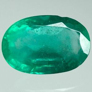 ［天然エメラルド0.545ct］M 約6.1×4.0mmソーティング付 ルース 裸石 宝石 ジュエリー ベリル beryl emerald の画像1
