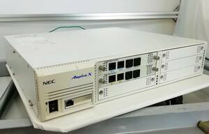 【通電確認のみ】NEC AspireX 主装置 IP3D-6KSU-A1 12年製 ビジネスフォン 搭載ユニット:IP3WW-8SLIU-A1/IP3D-2BRIU-A1 即納【H24041617】