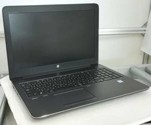 【ジャンク】中古パソコン ノートパソコン hp ZBook 15 G3 Core i7-第6世代 メモリ8GB SSD無 OS無 パーツ/部品取り 即日発送【H24041521】