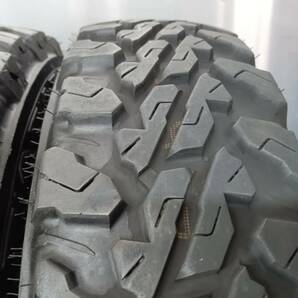 ★8-9分山★23年製★ ヨコハマGEOLANDAR 145/80R12 80/78Ｎ LT PROK 12×4J +43 4H-100 4本セット 軽トラ・軽バン等★1円スタート★E629の画像10