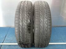 ★8-8.5分山★21年製★ ダンロップDIGI-TYRE EC202 155/65R14　ダイハツ純正ホイール 14×4.5J +45 4H-100 4本セット　E651_画像9