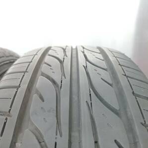 ★8-8.5分山★21年製★ ダンロップDIGI-TYRE EC202 155/65R14 ダイハツ純正ホイール 14×4.5J +45 4H-100 4本セット E651の画像10