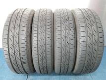 ★7-8分山★22年製★ ブリヂストンNEXTRY 145/65R15 175/55R15　ミツビシ アイ純正スチールホイール 15×4J/5J 4H-100 4本セット　E657 _画像2