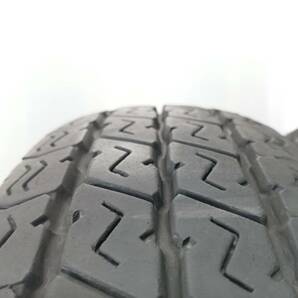 ★6.5-7.5分山★22年製★ ヨコハマSUPER VAN 356 145/80R12 80/78N LT ミツビシ純正スチールホイール 12×3.5J 4H-100 4本セット E691の画像10