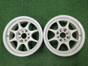 ★希少品★当時物★ TOMEI 東名 15×6.5J +30 4H-100/114.3 2本セット 旧車・ロードスター・シビック・インテグラ等