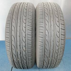 ★8-8.5分山★22年製★ ダンロップDIGI-TYRE EC202 205/65R15 ホイール 15×6J +45 5H-114.3 4本セット オデッセイ等 E717の画像9