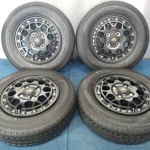 ★イボ付★22年製★ ヨコハマJOB 145/80R12 80/78N LT ★新品★DOALL 12×4J +42 4H-100 4本セット 軽トラ・軽バン等★1円スタート★E740の画像1