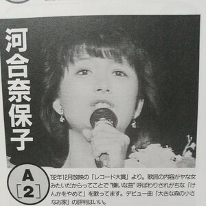  河合奈保子 石川秀美 岩崎良美 柏原芳恵 中森明菜 松本伊代 倉田まり子 北原佐和子 岡田有希子 荻野目洋子 つちやかおり 切り抜き 3ページ