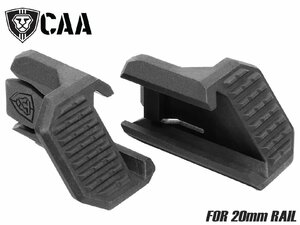 CAA-RGP-008BK　CAA Airsoft L/R サムレスト for 20mmレール CAA-THR