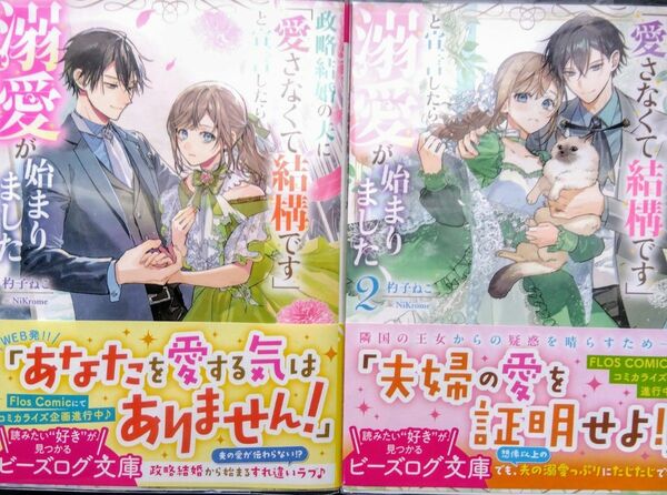 政略結婚の夫に「愛さなくて結構です」と宣言したら溺愛が始まりました　①②