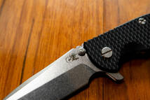 HINDERER KNIVES XM-18 3.5" SPANTO TRI-WAY STONEWASH BLACK G-10 ヒンダラー_画像4