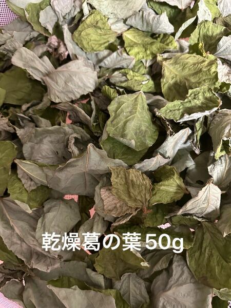 乾燥葛の葉50g 岐阜県産　無農薬　草食動物のおやつ