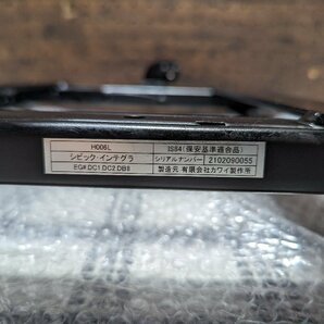 HONDA シビックタイプR DC2 レカロ用 カワイ製作所 シートレール 運転席 助手席 一台セット 車検対応 中古 DB8 DC1 EG6の画像5