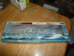 1/700　ミズーリ　フジミ　アメリカ海軍 アイオワ級戦艦３番艦　ウォーターラインシリーズNo.107　