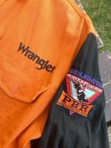 Wrangler/PBR】ロデオシャツ/ボタンダウン: USサイズM(日本L): ラングラーx Professional Bull Riders ウェスタンシャツ 長袖シャツ _画像2