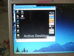 きれい Win95 Win98 XP SONY VGN-CR60B C. 1.73GHz/1.5GB/120GB/Multi/office2007/PCG-5J6N