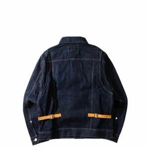 【美品】RRL ダブルアールエル トラックデニムジャケットの画像3