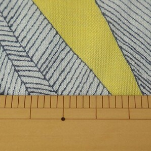 ♪インポート特集◆miroglioイタリア製コットンシルクフェザープリント 黄色 巾：145cm♪5m[8668]70の画像4