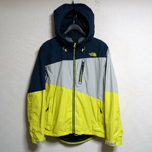 THE NORTH FACE ノースフェイス マウンテンパーカー レディース XLサイズ 正規品 ブラック グレー イエローA5176の画像1