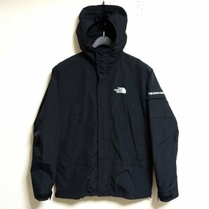 THE NORTH FACE ノースフェイス 腕ロゴ マウンテンパーカー メンズ Sサイズ 正規品 ブラック A5223の画像1