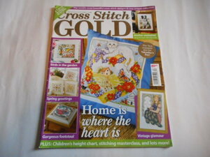 Cross　Stitch　GOLD　クロスステッチ刺繍雑誌　Apirl　2013