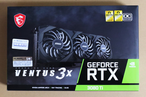 MSI GeForce RTX 3080 Ti VENTUS 3X 12G OC 【グラボ：RTX 4070 SUPER相当】