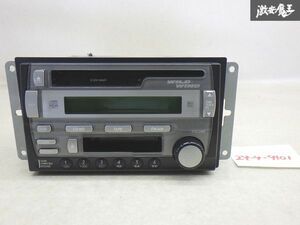 【保証付】スズキ純正 JB23W ジムニー WILD WIND 3way オーディオ CD MD カセット プレーヤー デッキ AM FM 実働 39101-78H20-KZ2 棚A-1-2