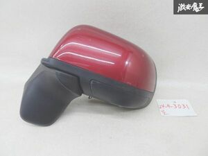 【実働外し】 日産 純正 E12 ノート ドアミラー サイドミラー 左 左側 助手席側 電動格納 11ピン カメラ 赤メタ系 2037 5001 即納 棚13-2