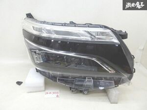 【点灯OK】 トヨタ 純正 ZRR80W 80系 ヴォクシー ZS 煌 後期 LED ヘッドライト ライト 右 右側 運転席側 ICHIKOH 28-240 印字K 即納 棚8-5