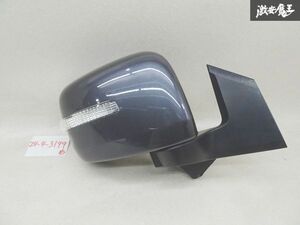 [ operation lighting OK] Suzuki original MH34S Wagon R winker door mirror 7 pin right right side driver`s seat side ZLY luna gray pearl metallic shelves 13-1