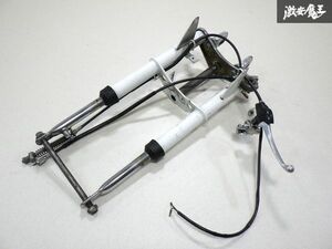 HONDA ホンダ 純正 AB27 モンキー 50 フロント フォーク ショック 白 クラッチレバー ケーブル スピードメーターケーブル 棚21-1