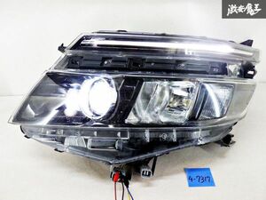 TOYOTA トヨタ 純正 ZZR80 前期 VOXY ヴォクシー 左 左側 助手席側 LED ヘッドライト ランプ レンズ ICHIKOH 28-229 在庫有 棚11-2