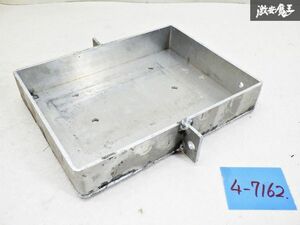 社外 メーカー不明 汎用 自動車用 バッテリートレー ステンレス製 トレー 収納 縦：約18.5cm 横：約24.8cm 高さ：約4.5cm 在庫有 棚24-1