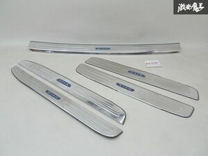 【キズ少なめ】 トヨタ 純正 ANE11W 10系 ウィッシュ スカッフプレート 5点セット メッキ 内装 棚2-4