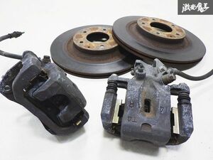 [ less accident car remove ] Mazda original SE3P RX-8 6MT 6 speed 13B previous term Zenki rear brake caliper, rotor left right set approximately 302φ approximately 17.7mm shelves 15-3