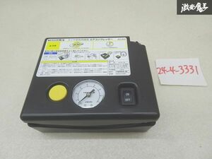 【動作OK】 純正 汎用品 エアコンプレッサー 空気圧チェック 空気入れ タイヤ空気充填 車載機 1個 12V シガーソケット電源 即納 棚29-1