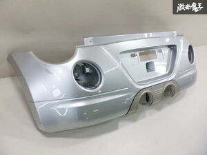 【割れNo！】 Daihatsu Genuine L880K Copen リアBumper 52159E239 Silverー OP マフラーガーニッシュincluded ヒートガード 即納 棚2F-F-1