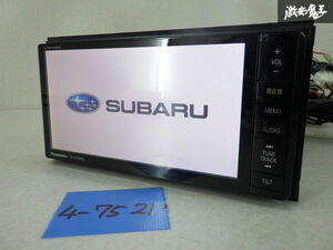 【保証付】 SUBARU スバル 純正 OP オプション メモリーナビ CN-S310WDFA 地図データ2012年 CD DVD Bluetooth USB再生OK 即納 棚A-1-1