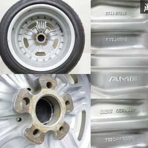 ●【希少!!】 ベンツ 純正 AMG BBS RT046 W140 Sクラス 18インチ 8.5J +44 PCD112 5H ダンロップ LE MANS LM702 255/45ZR18 03y 4本 棚S-5の画像8