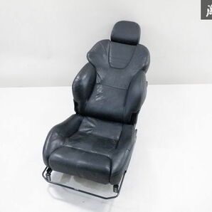 【売り切り！】 RECARO レカロ 正規品 ST-DC レザー セミバケ セミバケット シート 1脚 右 右側 RH 黒系 スライドレール付 棚2F-G-2の画像1