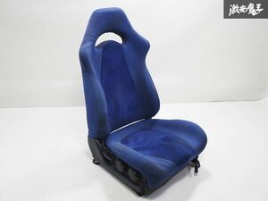 [ selling out ] Subaru original GC8 Impreza STI front right seat right side driver`s seat RH blue blue rail attaching shelves 2F-F-3