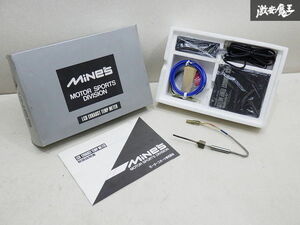 【未使用!】 Mines マインズ LCD EXHAUST TEMP METER 排気温センサー メーター 追加メーター ディスプレイモニター センサー付 棚6-1-B