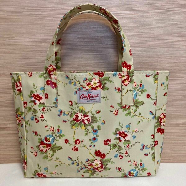 キャスキッドソン オープントートバッグ サマーブロッサム ストーン 花柄 書類バッグ Cath Kidston