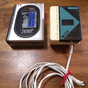National RX-SR20 Jump カセットレコーダー アダプター付き ジャンク品