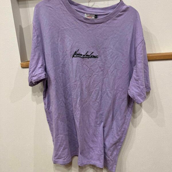 vision street wear Tシャツ　パープル LL